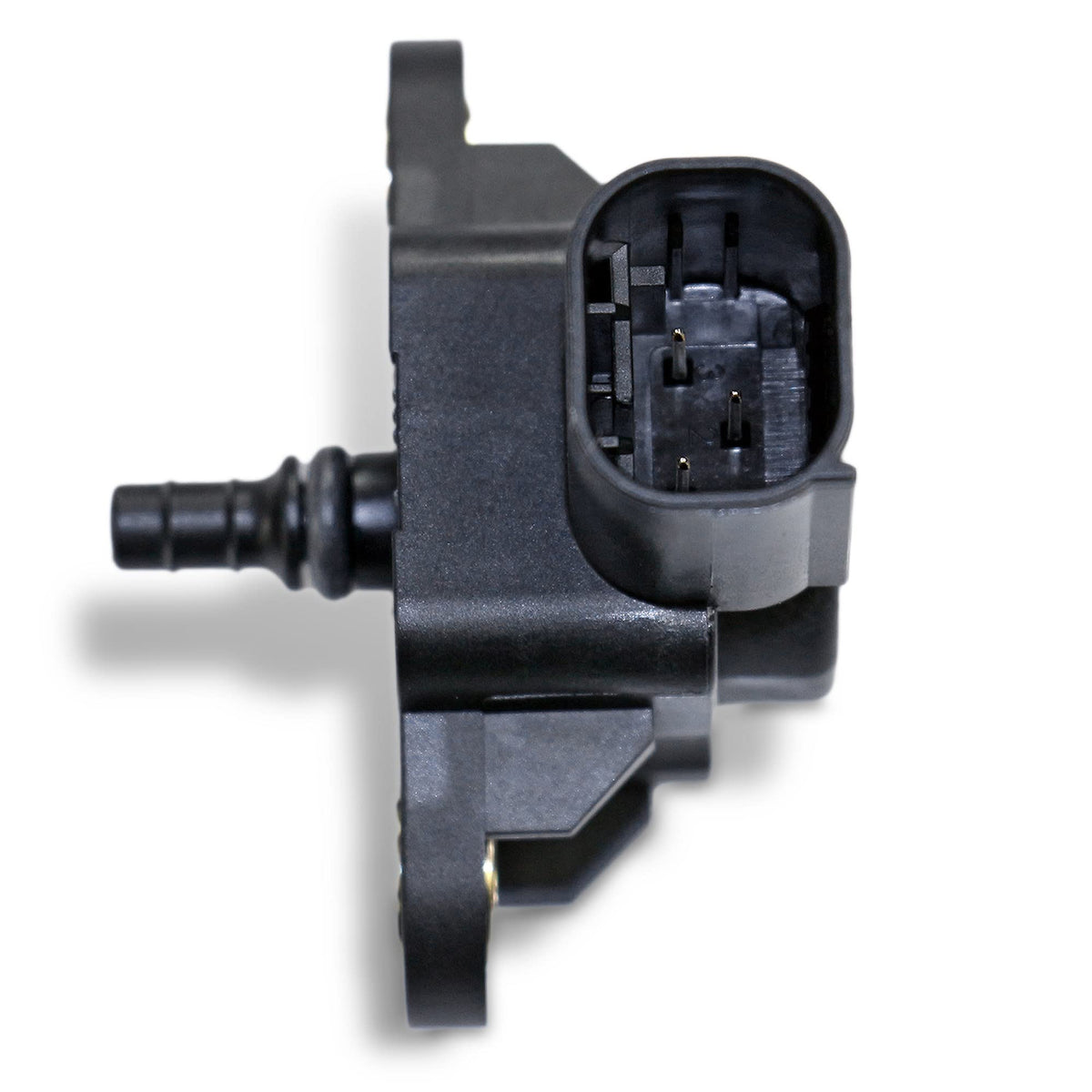 Bosch MAP sensor held in hand to show compact size and easy replacement