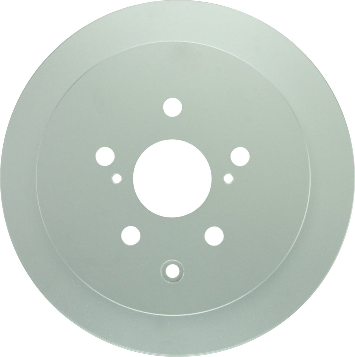 Bosch QuietCast front view rotor showing balanced machining and clear fitment benefit