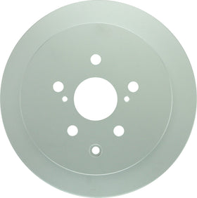 Bosch QuietCast front view rotor showing balanced machining and clear fitment benefit
