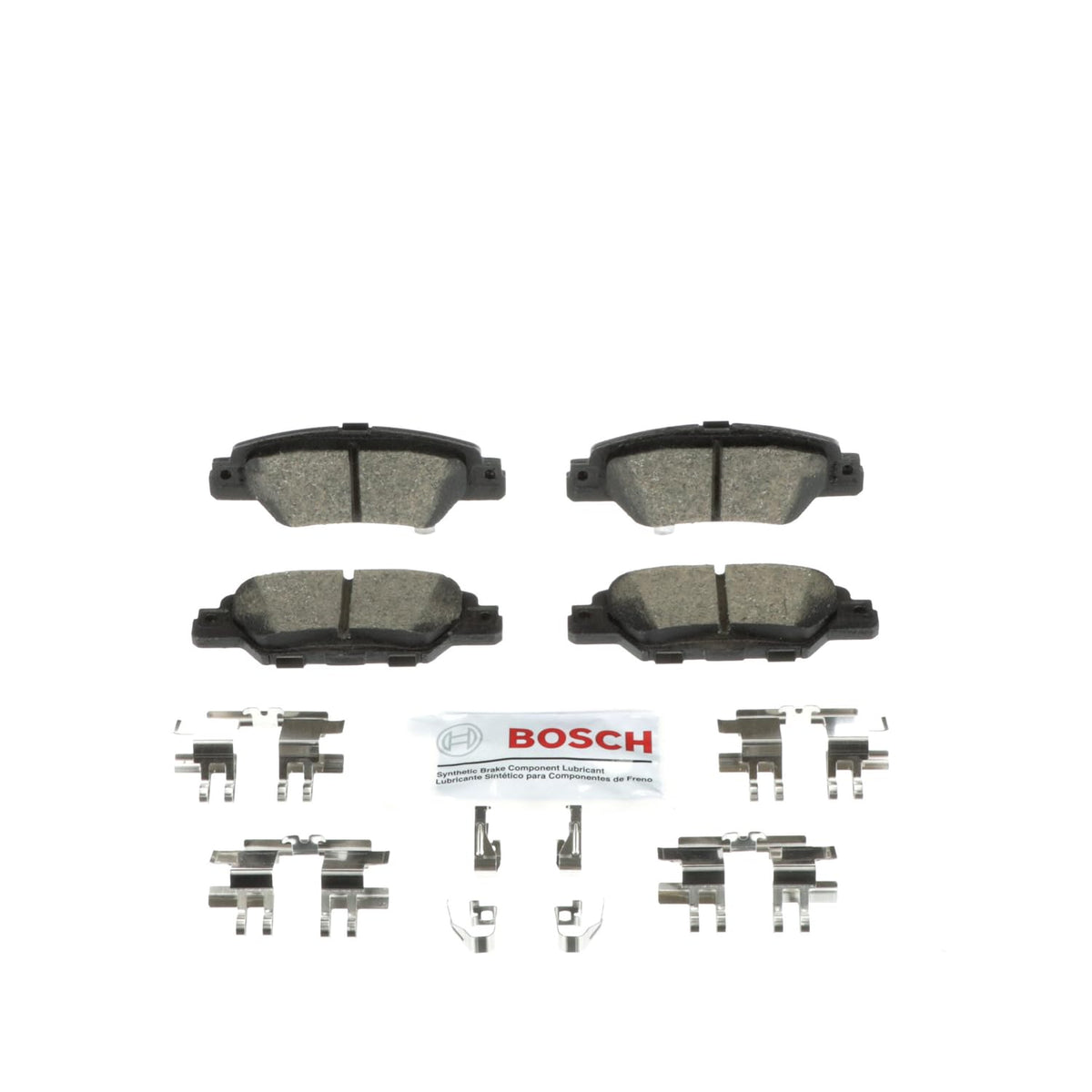 Powder-coated backing plate detail on Bosch QuietCast showing corrosion resistance