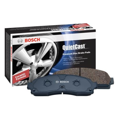 Bosch QuietCast BC1325 pad close-up of ceramic friction surface and durability