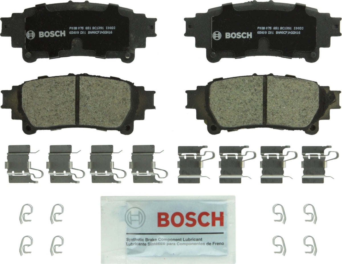 Bosch QuietCast BC1391 front packaging showing product and label benefit