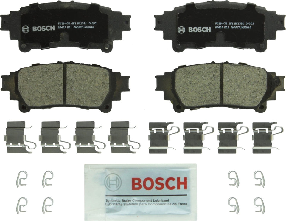 Bosch QuietCast BC1391 front packaging showing product and label benefit
