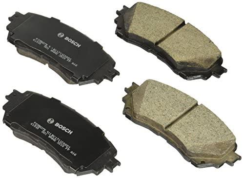 Bosch QuietCast BC1711 ceramic friction close-up highlighting smooth low-dust surface