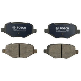 Bosch QuietCast ceramic friction close-up highlighting low-dust surface and consistent stopping benefit