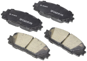 Bosch QuietCast front packaging showing kit and benefits of quiet braking