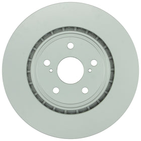 Bosch QuietCast front rotor front view showing fitment and clean finish