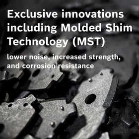 Bosch QuietCast hardware kit and lubricant displayed for easier installation