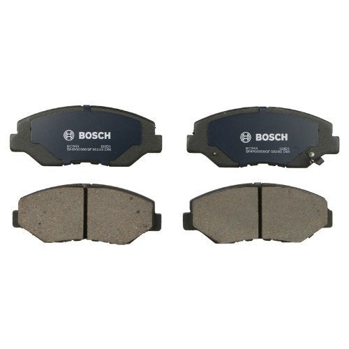 Bosch QuietCast installed on vehicle front brake demonstrating improved stopping