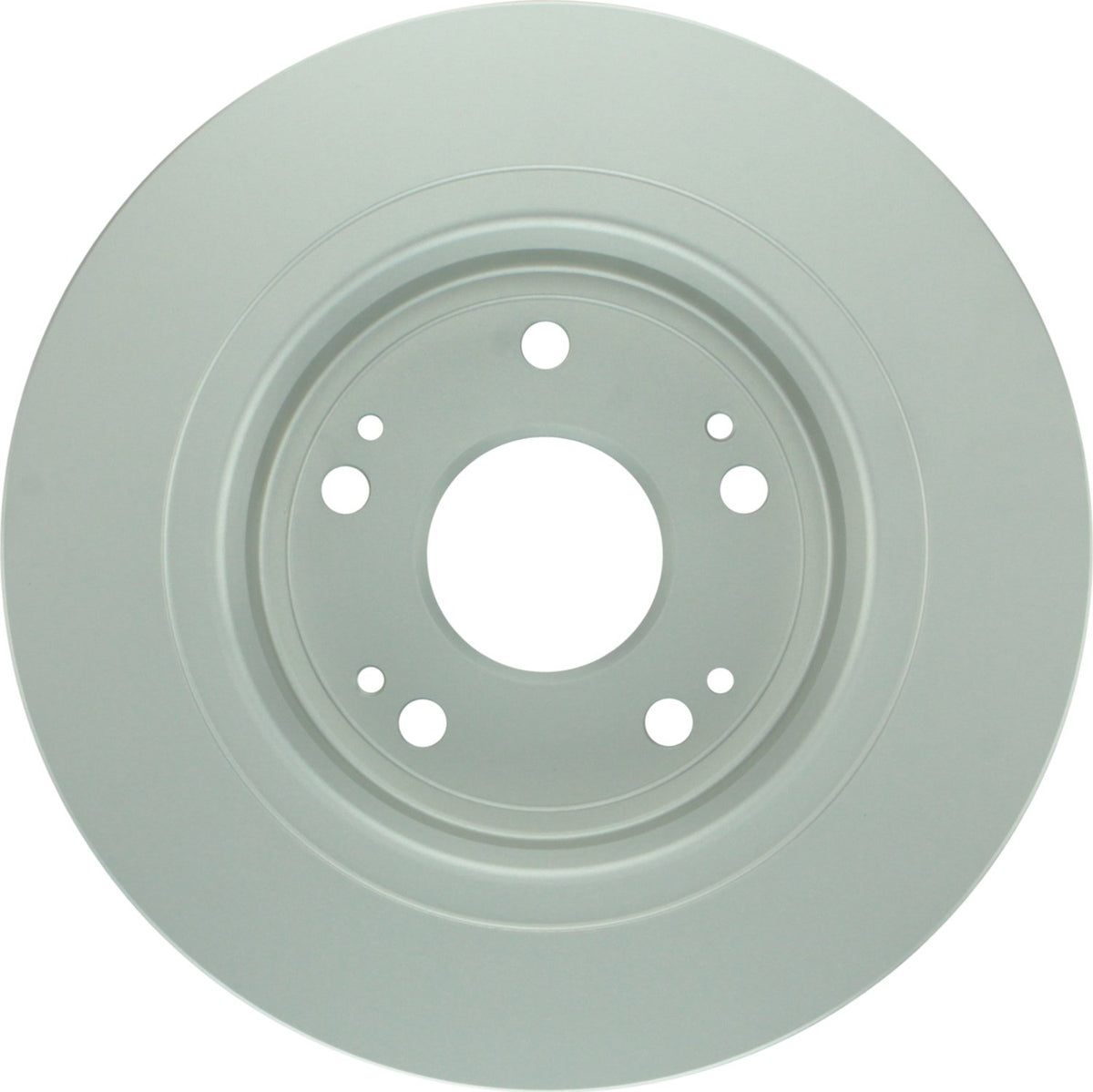 Bosch QuietCast rotor aluminum zinc coating close-up for corrosion protection