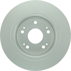 Bosch QuietCast rotor aluminum zinc coating close-up for corrosion protection