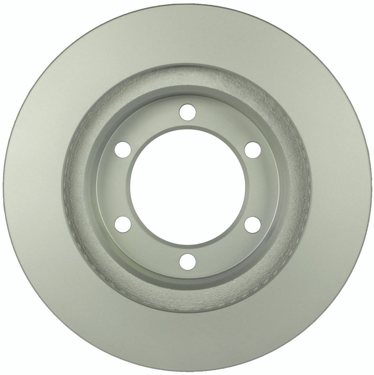 Bosch QuietCast rotor coating close-up displaying corrosion resistance benefit