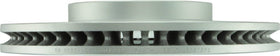 Bosch QuietCast rotor aluminum zinc coating detail resisting rust and corrosion