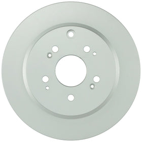 Bosch QuietCast rotor front view showing clean braking surface and precise fit for reliable stops