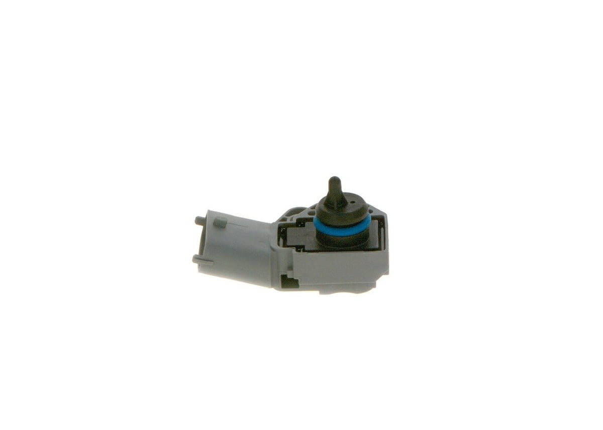 Bosch sensor electrical connector closeup illustrating easy plug-in benefit