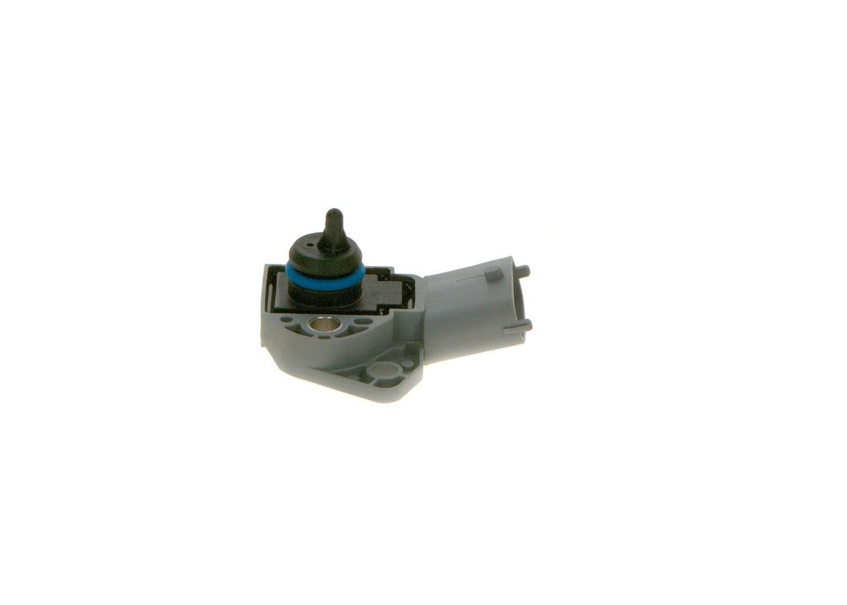 Bosch sensor mounted on fuel rail demonstrating correct OEM fitment