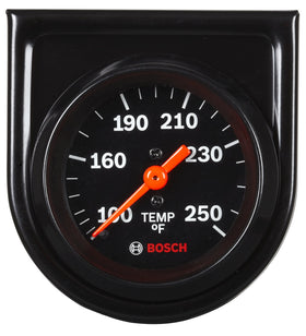 Bosch style line front view showing black dial and bezel for easy reading