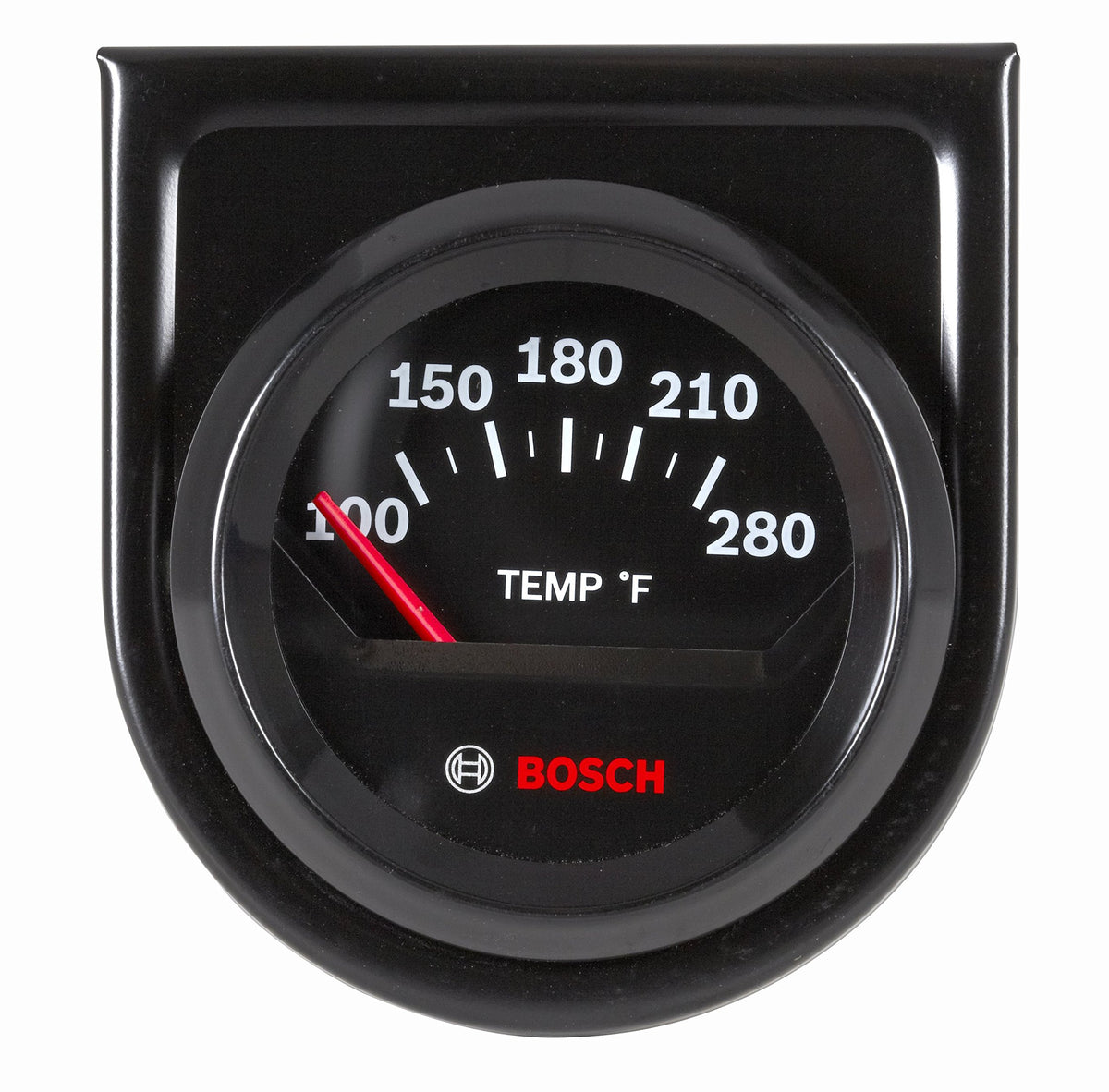 Bosch Style Line front view showing black dial and bezel for clear readings