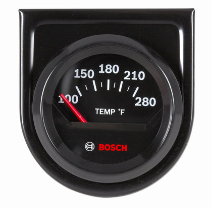 Bosch Style Line front view showing black dial and bezel for clear readings