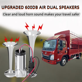 BOTAOSS installed on truck front showing real-world visibility and attention-grabbing sound