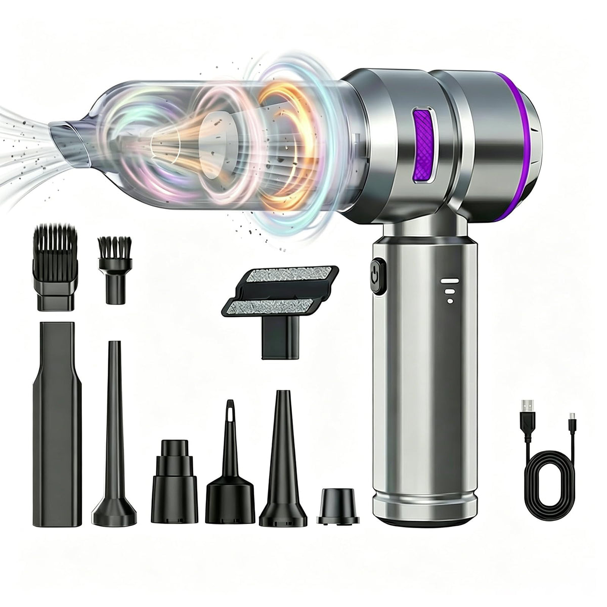 Botenflora front view showing compact handheld design and buttons for convenience