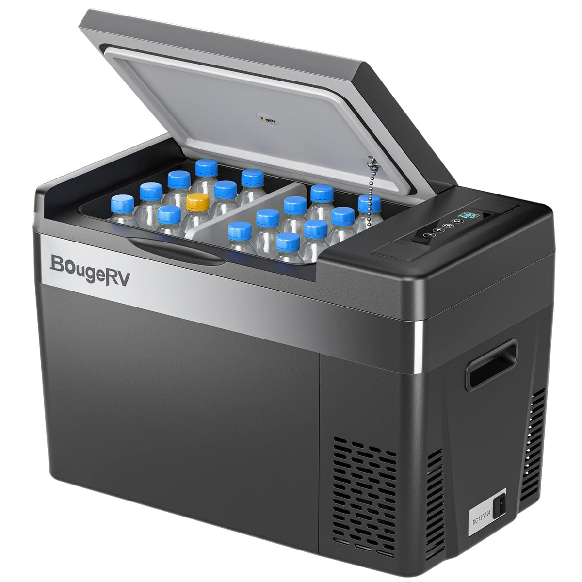 BougeRV 30QT front view showing compact design and portability benefit