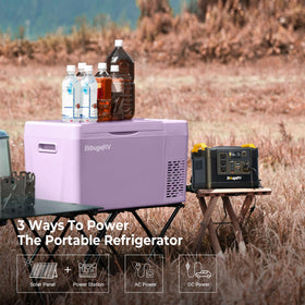 BougeRV installed in car trunk showing secure fit and cold storage on road trips