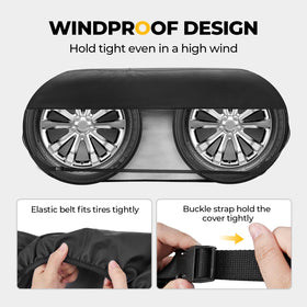 BougeRV elastic hem close-up providing windproof snug fit