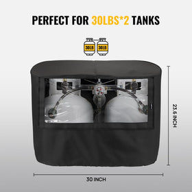 BougeRV bungee straps and snaps secure cover quickly and tool-free
