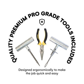 Boulder Tools tools next to a ruler showing compact size and portability