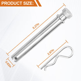 BOUYAO close-up of TS35010 pin shaft showing polished stainless steel strength