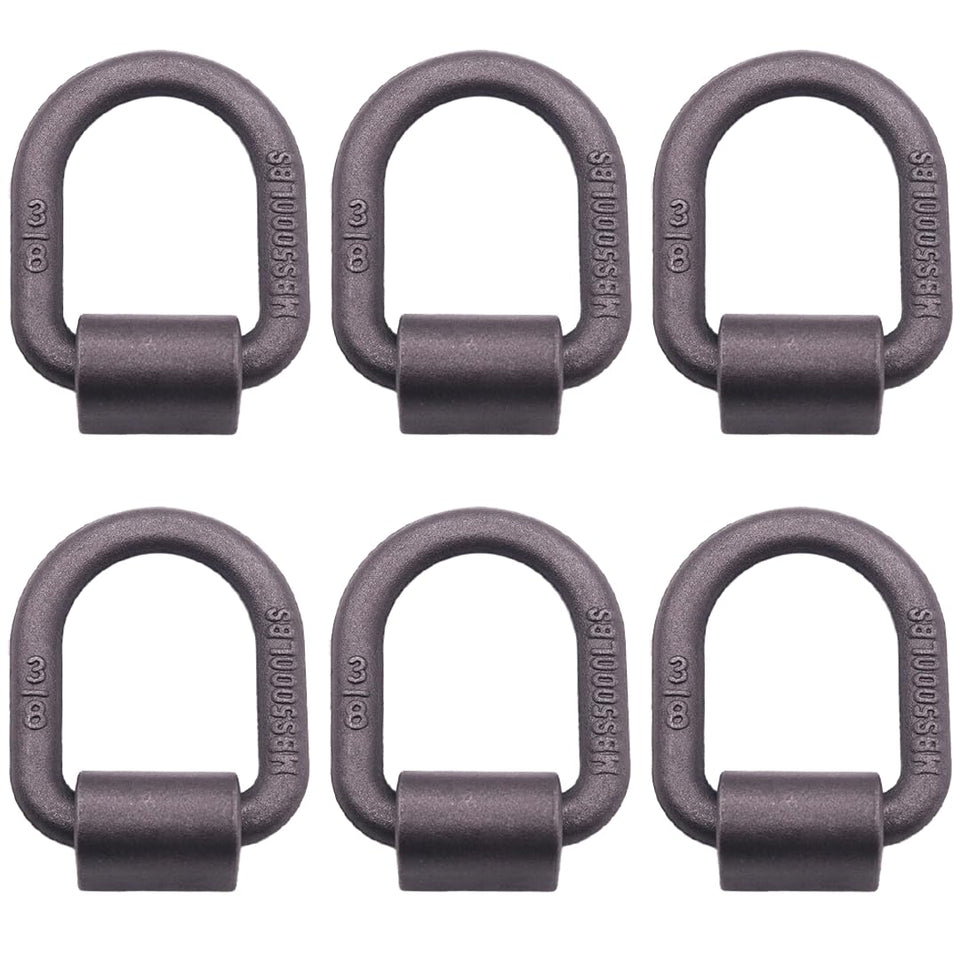 Boxer D ring front view showing forged steel and heavy-duty profile benefit secure anchoring