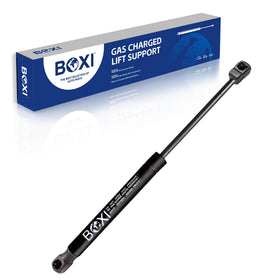 BOXI hood strut front view showing clean finish and fitment benefit