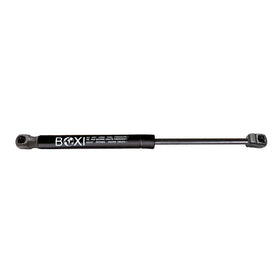 BOXI hood strut beside ruler showing 24.06 inch extended accuracy