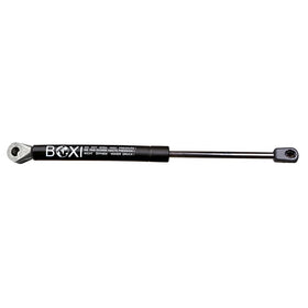 BOXI lift support ball-stud end showing direct-fit mounting advantage