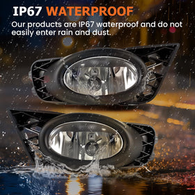 Boxlight lens edge seal detail showing weatherproof construction