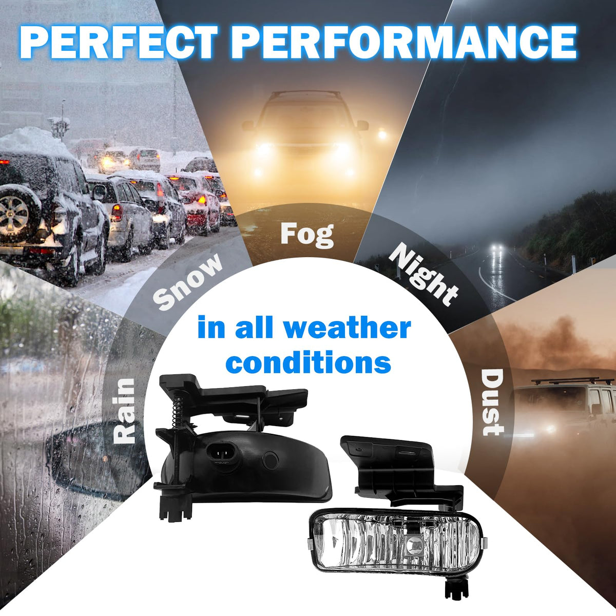 Boxlight mounted on vehicle bumper showing correct factory fitment