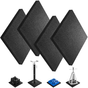 BOYISEN front view of 4-pack showing stackable rubber pads and convenience