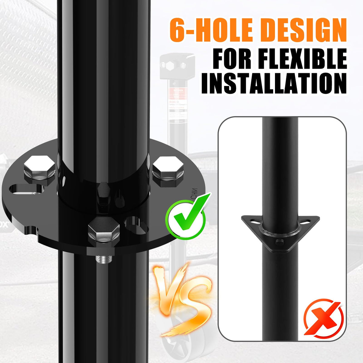 BOYISEN adjustable mechanism accepting a cordless drill for fast lift