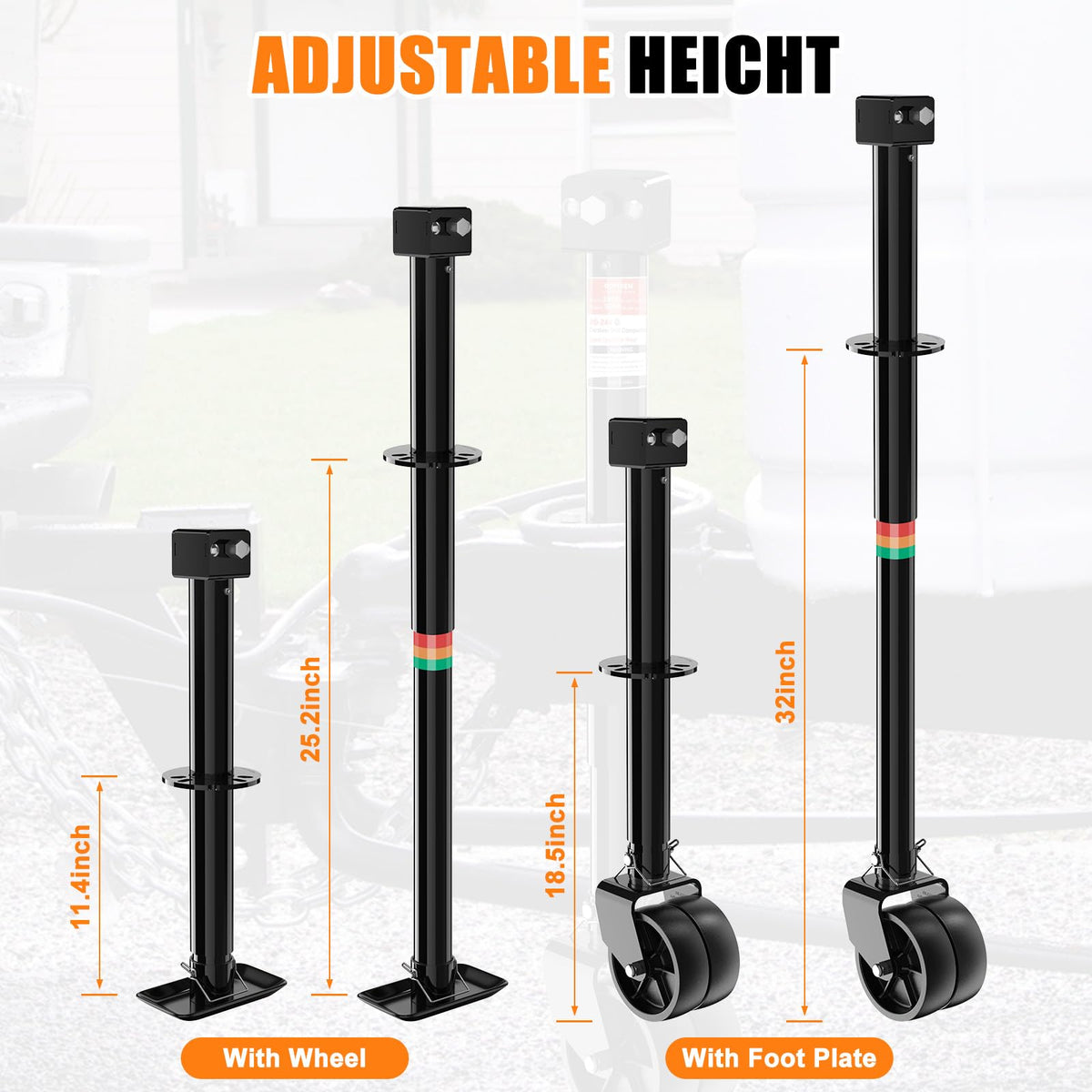 BOYISEN installed on trailer A-frame demonstrating compact, secure fit