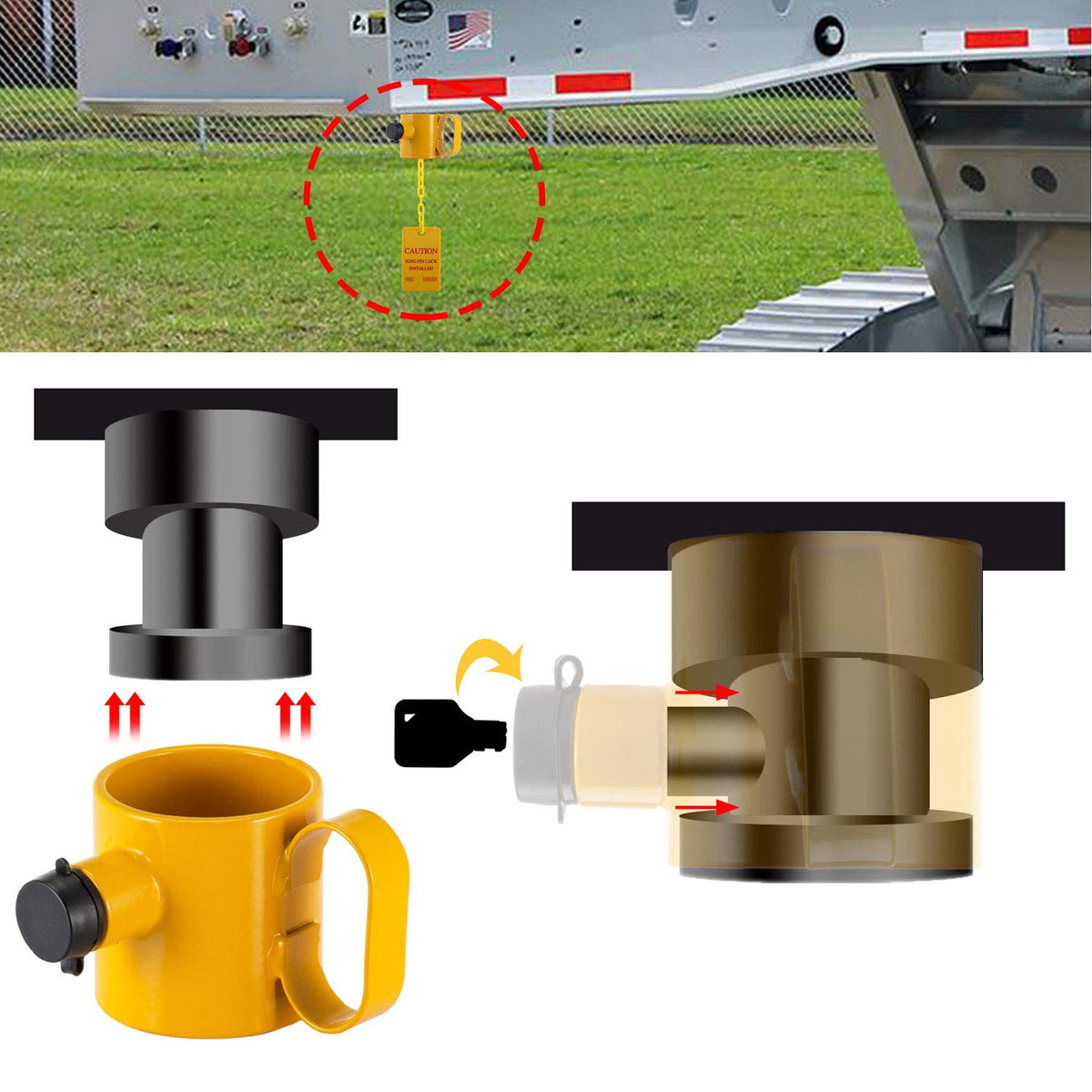 BOYISEN blossom lock detail showing anti-tamper mechanism and drill resistance