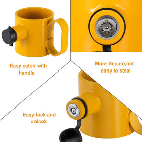 BOYISEN close-up of ergonomic handle for easier locking and unlocking