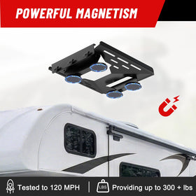 BOYISEN magnet close-up highlighting strong neodymium hold benefit