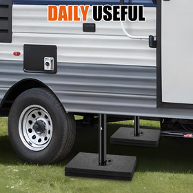 BOYISEN pad beneath RV tire during storage to prevent flat spots