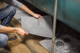 Brady perforation detail illustrating easy tear lines to reduce waste and cost