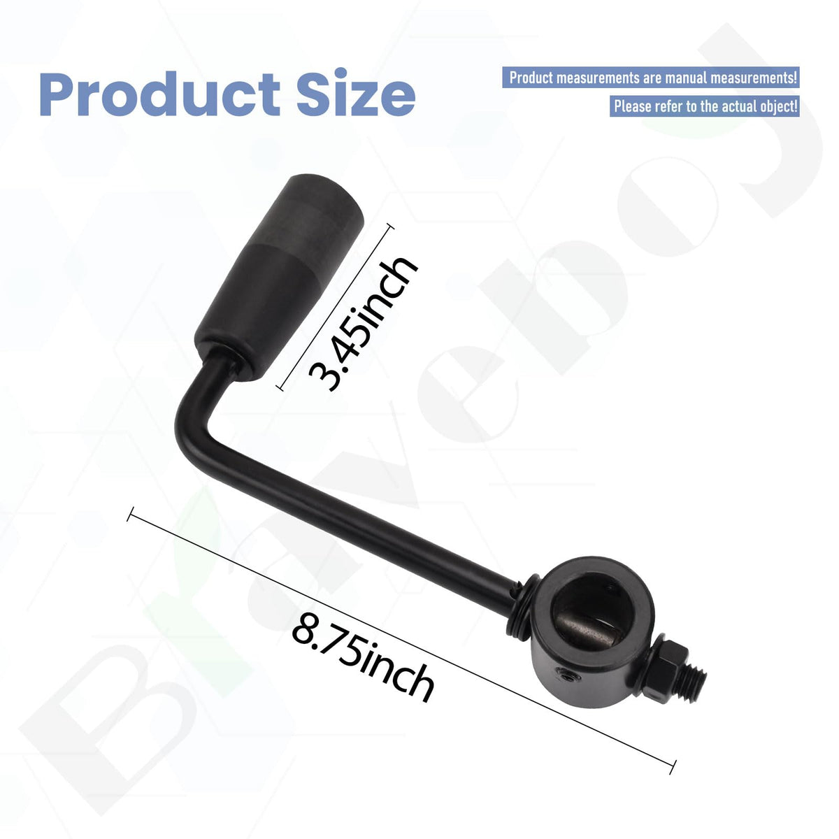 Braveboy grip close-up highlighting ergonomic texture for secure comfortable operation
