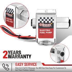 Bravex EP12S installed on a boat fuel line demonstrating reliable pump use in marine setups