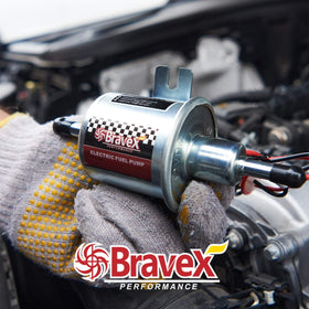Bravex HEP-02A beside ruler for scale conveying compact footprint