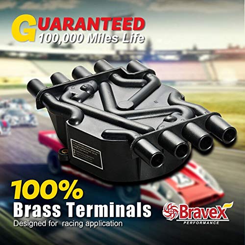 Bravex rotor top detail illustrating contact surface, enhances reliable spark transfer