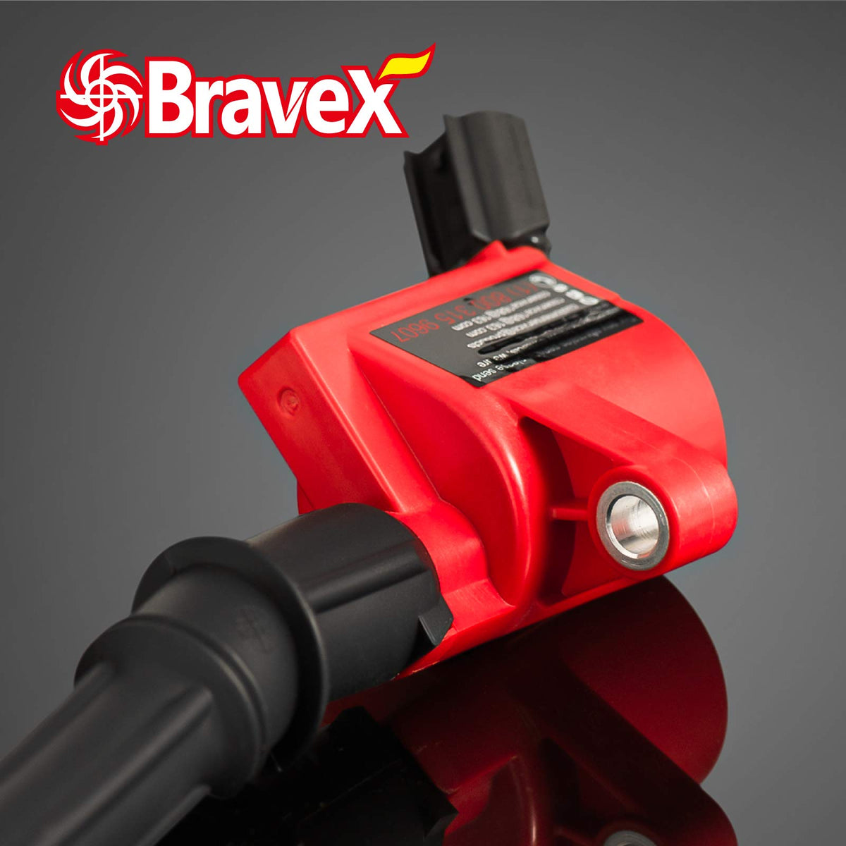 Bravex SP479 spark plug close-up with iridium tip for long life and stable ignition